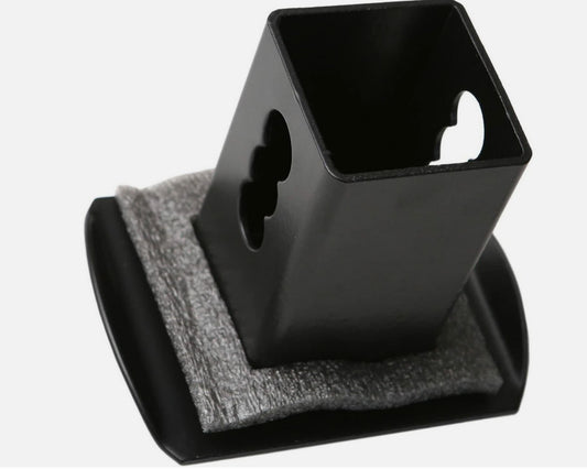 ya 1 8.5.2 Car License Plate Frame Cap Hood Rear Wide Bottom Matte Black for Audi 