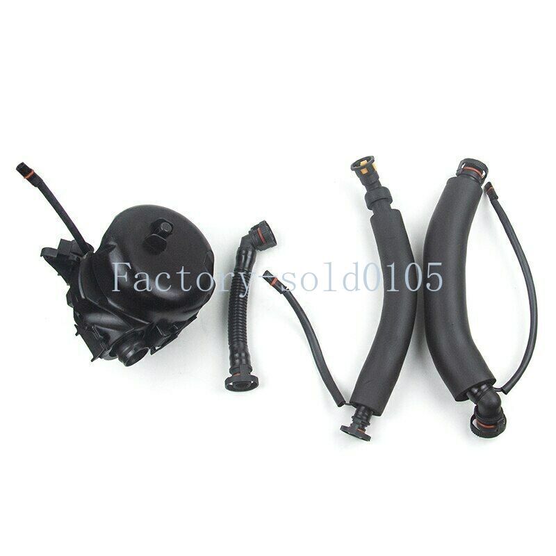 ya 1 8.5.3 4-Pack Oil Separator Crankcase Ventilation Valve and Hose for E91 E60 E90 11157522931