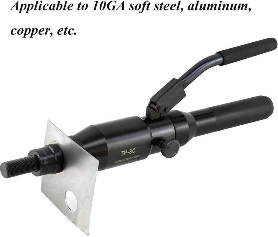 ya 26 TP-8C Hydraulic Hand Hole Punching Tool Set with 22.5-61.5mm in Mild Sheet