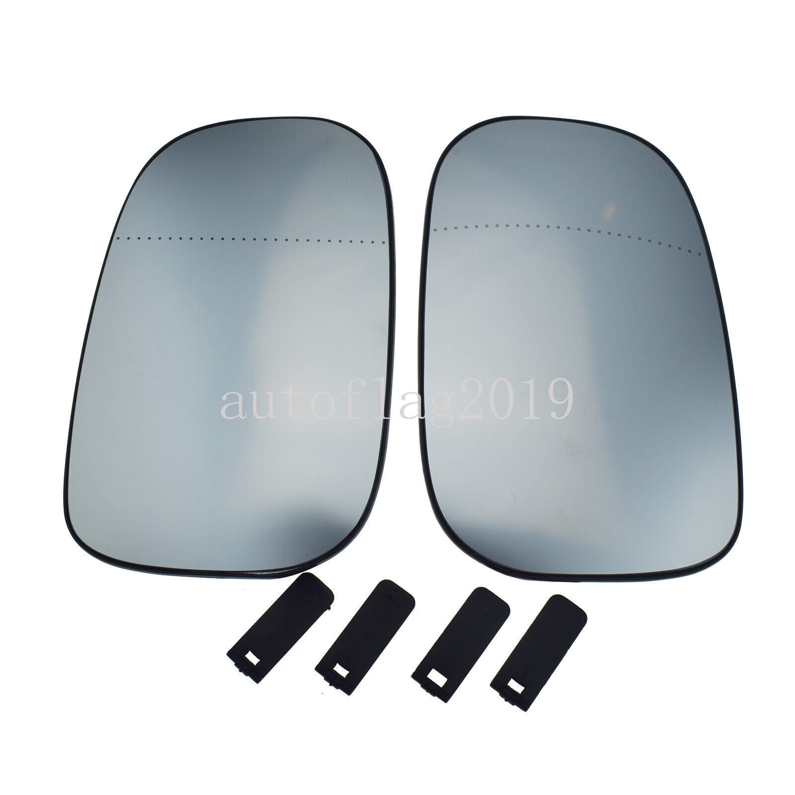 ya 1 8.5.2 Suitable for Volvo S40 S60 C30 C70 V50 V70 2 pieces left and right mirror glass with back plate 