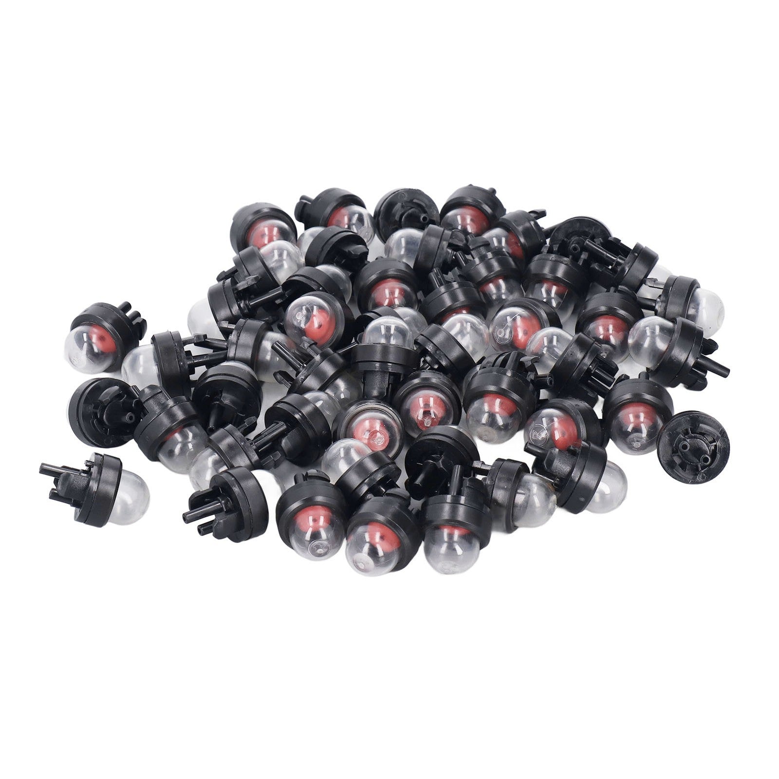 ya 17 50Pcs Carburetor Primer Bulb Chainsaw Trimmers Rubber Hand Pump Supplies
