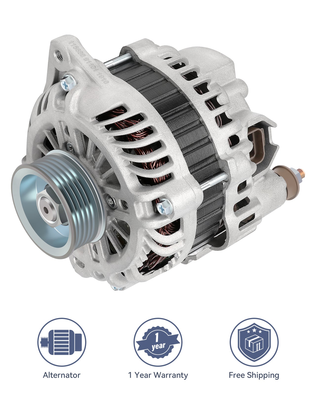 ya 27 7.2 1pc Silver Alternator AMT0178 for 2003 2004 2005 2006 2007 2008 for Infiniti FX35 V6