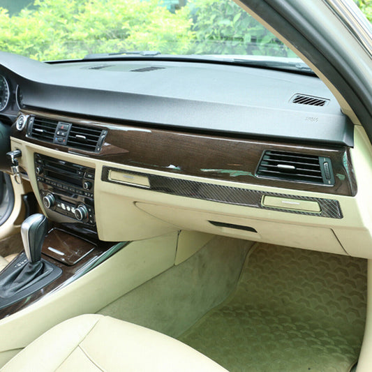 ya 1 7.4 Carbon fiber ABS for BMW 3 Series E90 E92 E93 glove box and cup holder protective cover