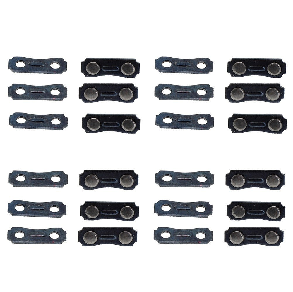 ya 17 12 Sets Chainsaw Chain Links Repair Part Size 3/8LP Pitch - .050 Gauge