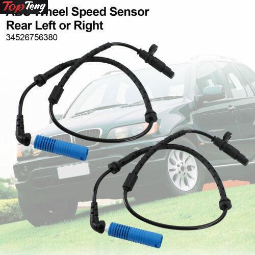 ya 1 8.5.1 2pcs ABS Wheel Speed Sensor Rear Left+Right for E53 X5 2000-06 34526756380