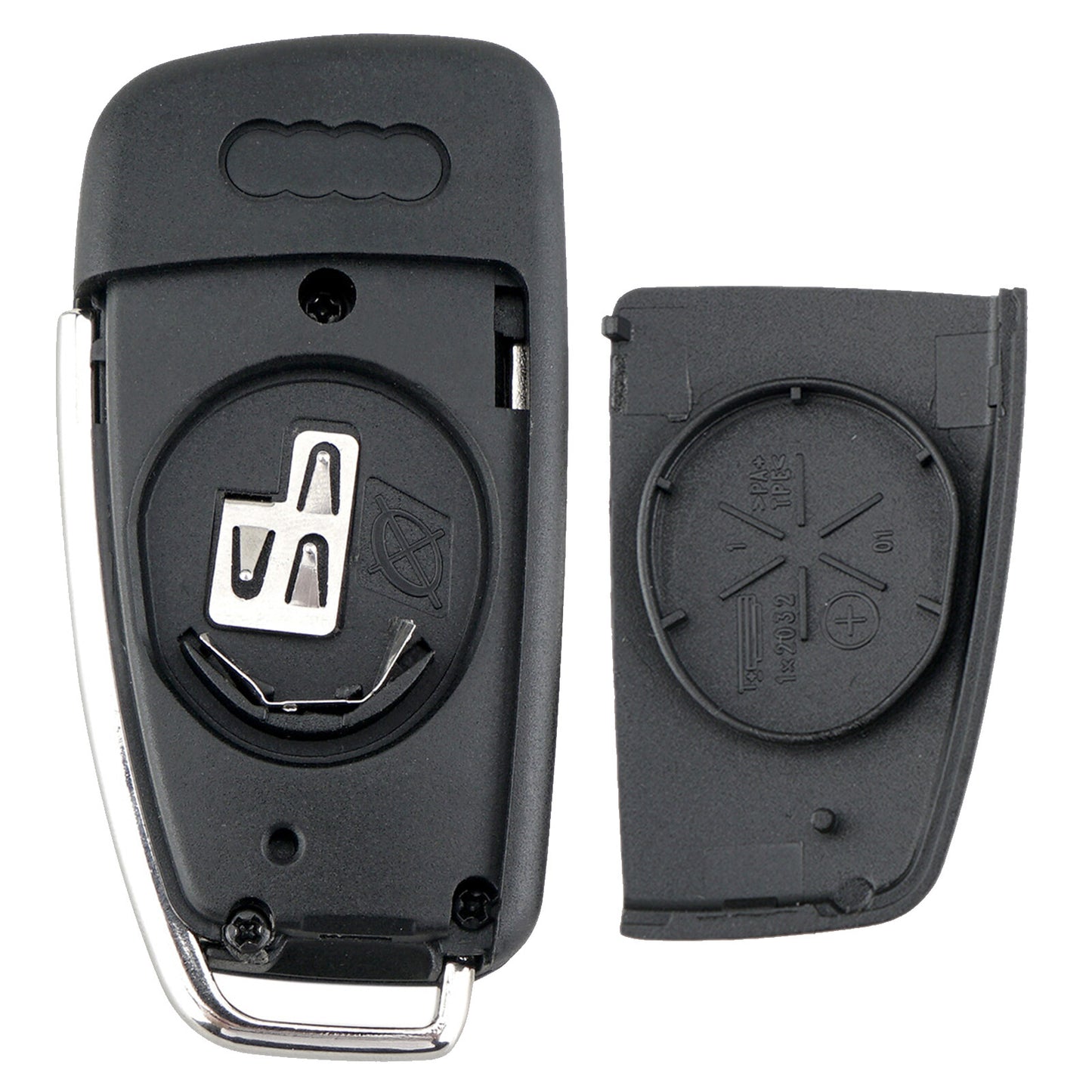 ya 5 8.7 for Audi A2 A3 A4 A6 A6L A8 TT 3 Button Flip Remote for Smart Key Case Cover Shell