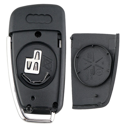 ya 5 8.7 for Audi A2 A3 A4 A6 A6L A8 TT 3 Button Flip Remote for Smart Key Case Cover Shell