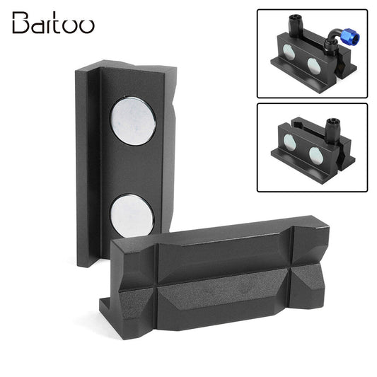 ya 1 7.3 1 Pair Aluminum Vise Jaws fits For Holding AN Fitting Adapter Length 101mm 4
