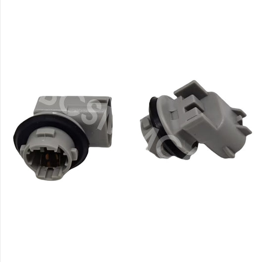 ya 27 6.18.2 Car Rear Bumper License Light Bulb Sockets Base Fit for Toyota Tundra 2000-2012