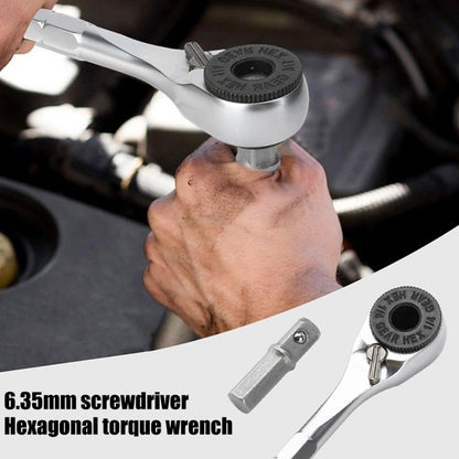ya 26 Hexago l Bolt Ratcheting Spanner Pise Torque Adjustment Profession Hand Tool