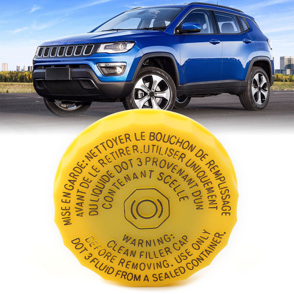 ya 7 6.10.2 FIT for Jeep for Wrangler Compass Cherokee for Pacifica 200 Master Cylinder Reservoir Cap 68