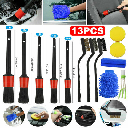 ya 5 8.7 Car Detailing Brush Wash Auto Detailing Cleaning Kit Engine for Wheel Clean Set