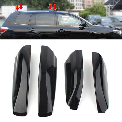 ya 5 8.7 for Toyota Highlander 08-2013 4x Roof Rack Cover Rail End Shell Cap Replacement