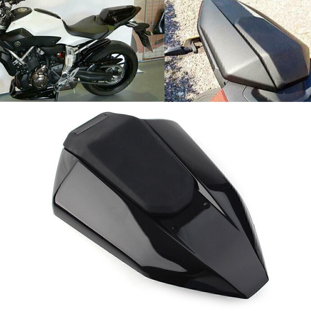 ya 2 7.15 for Yamaha FZ-07 MT-07 2013-2017 Black Pillion Rear for SEAT Solo Cowl Fairing Cover