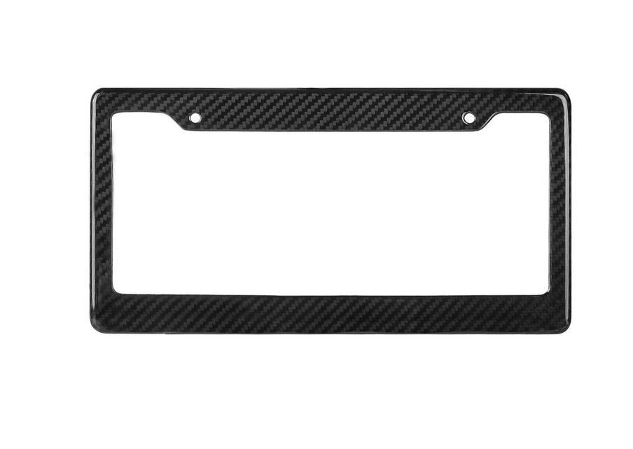 ya 1 8.5.1 Car License Plate Front and Rear Cover Trunk Boot Black American Flag for 12x6