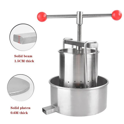 ya 26 Manual Dehydrator Juicer Large Stainless Steel Press Squeezer Wringing
