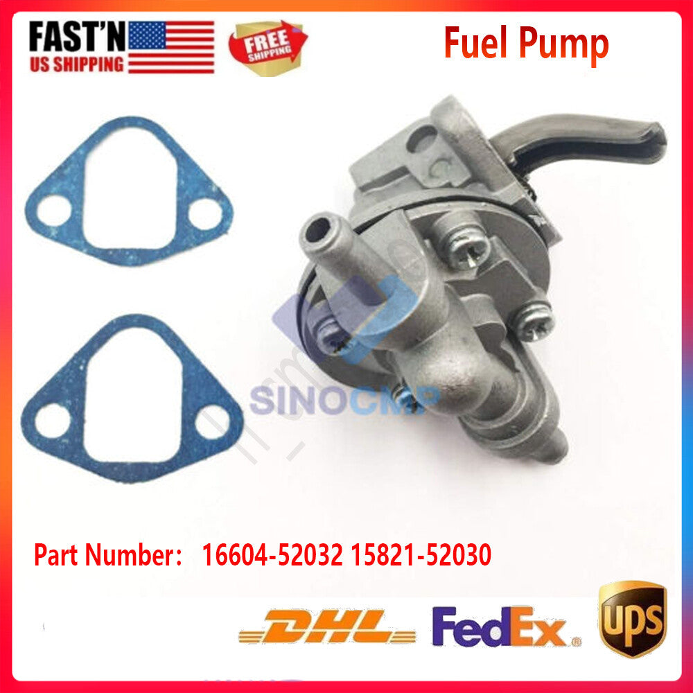 ya 27 7.2 16604-52032 Transfer Fuel Pump 15821-52030 for Kubota Engine Z482 D662 D722 721D