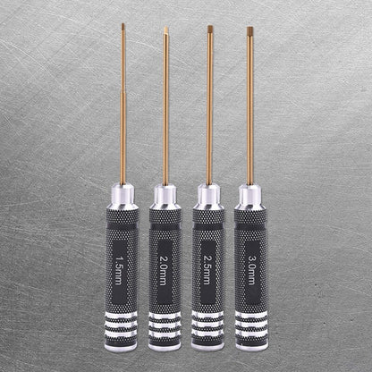 ya 26 4-Pack Screw Driver Set 1.5mm 2.0mm 2.5mm 3.0mm Allen Wrench for Key Screwdr