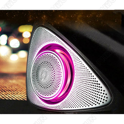 ya 5 8.7 64Color 3D Rotation Speaker Tweeter for Mercedes W213 W222 W205 X253 E/S/C Class