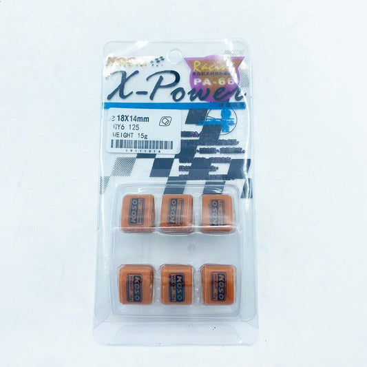 ya 27 7.2 GY6 125cc 150cc PERFORMANCE KOSO VARIATOR RACE ROLLER WEIGHTS GY6 SCOOTER 15G