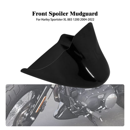 ya 5 8.7 Gloss Black Chin Fairing Front Spoiler for Harley Sportster 48 72 883 1200 04-22