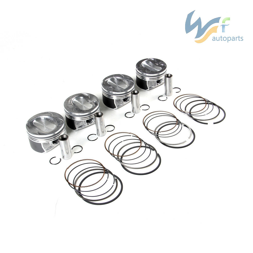 ya 3 6.25.2 4PCS Piston&Ring Set 1.4TSI 76.5mm for VW for JETTA for Golf for Tiguan Scirocco 1.4TS