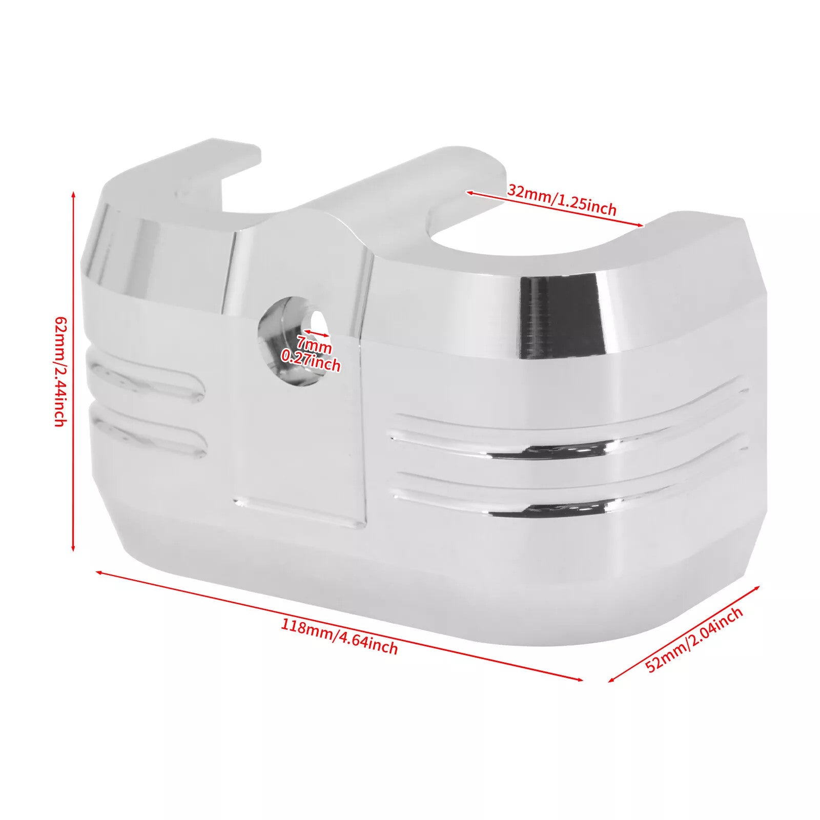 ya 5 8.7 Chrome CNC coil protective cover suitable for Harley Softail Breakout Street Fat Bob 2018-2024