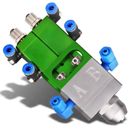 MY718 Dual Cylinder Dual Suction Adjustable AB Dual Liquid Dispensing Valve