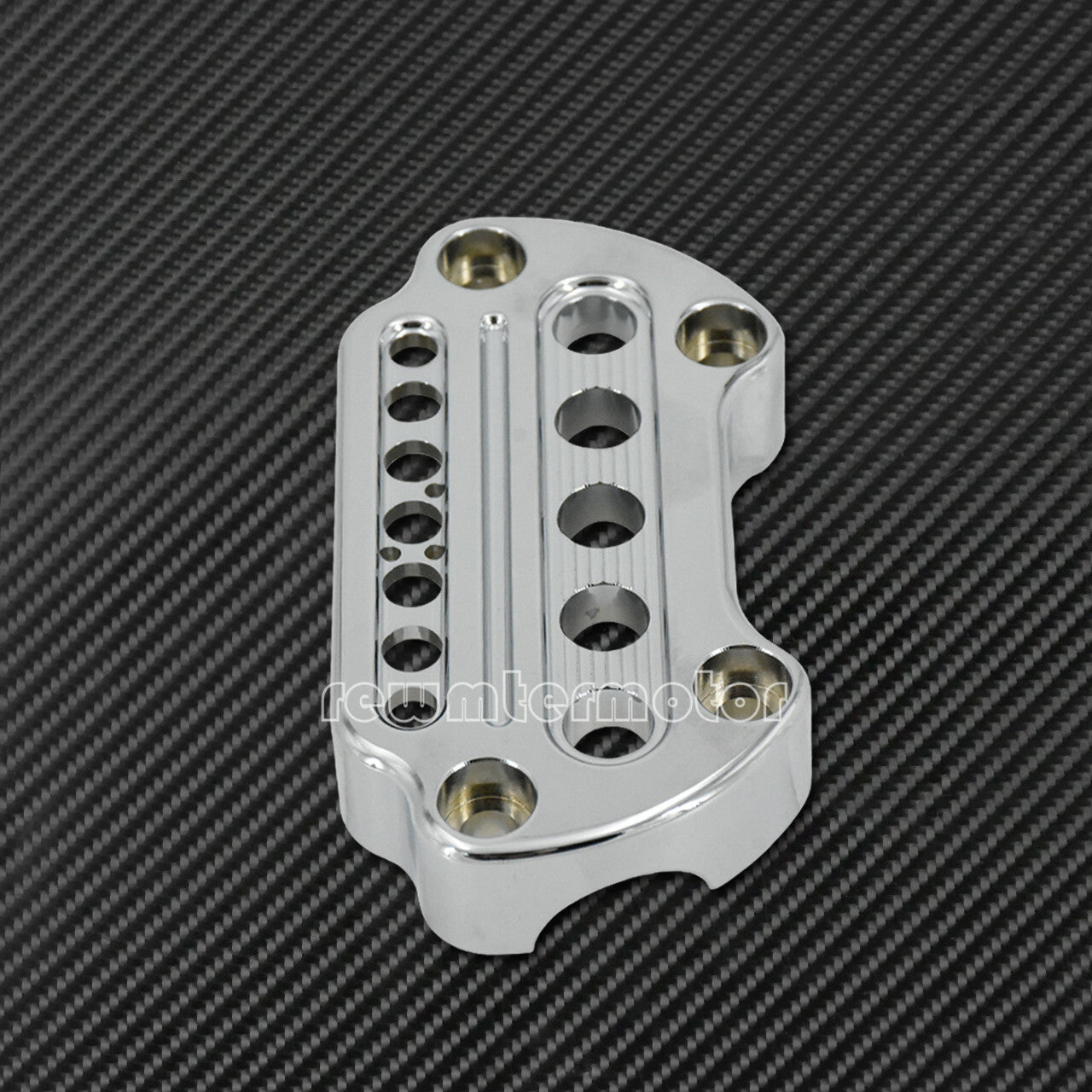 ya 2 6.29 Front Chrome Indicator Handlebar Clamp Cover Fit for Harley Sportster 95-up Dyna