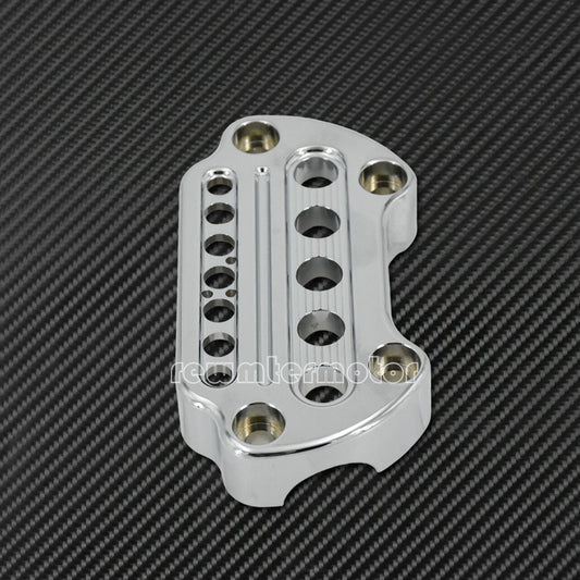 ya 2 6.29 Front Chrome Indicator Handlebar Clamp Cover Fit for Harley Sportster 95-up Dyna