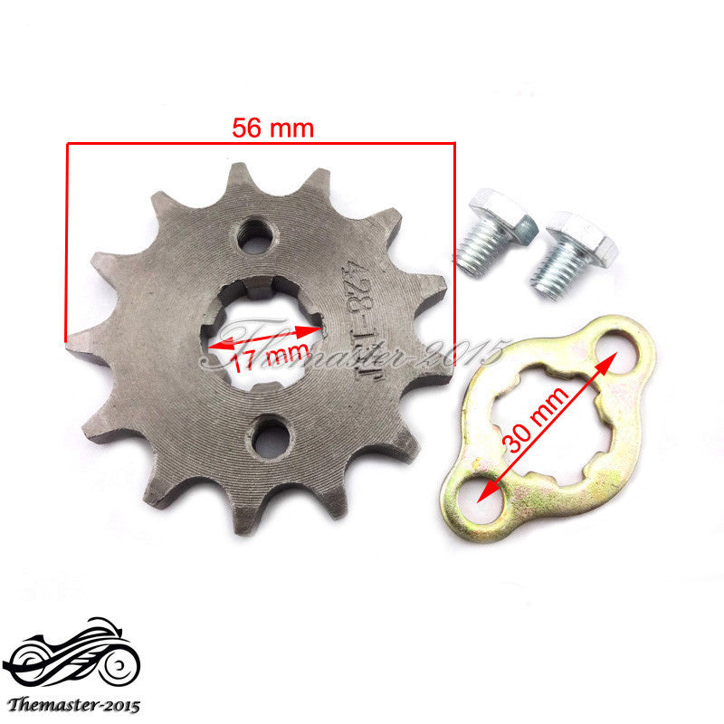 ya 1 7.9 428 13T 17mm Front Engine Sprocket For 70 90 110 125cc Taotao ATV Sunl Pit Bike