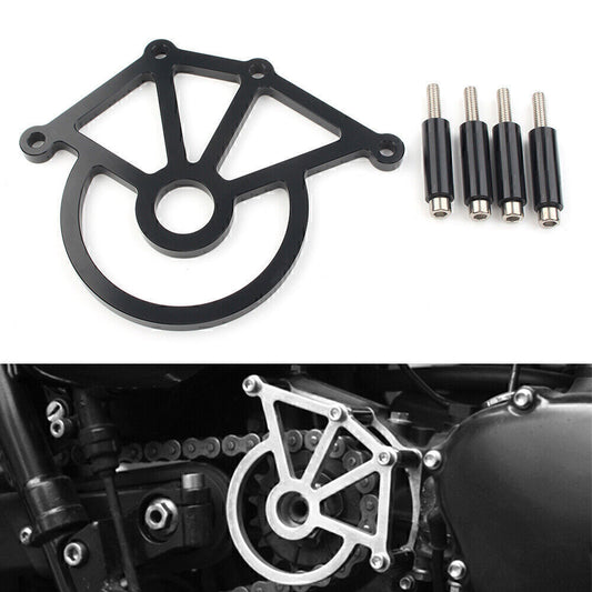 ya 2 6.26.2 For 2007-14 Thruxton 900 Sc for Ram bler 2006-14 Black Sprocket Cover Chain Protection