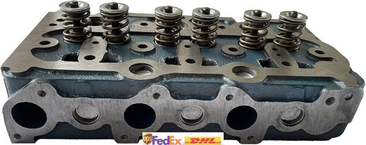 ya 27 7.2 Complete Cylinder Head For Kubota D750 Engine W Full Set Valves Installed Ready