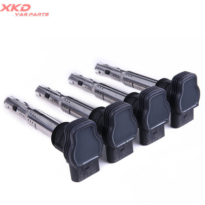 ya 5 8.7 4x 1.8T 2.0T Ignition Coil Set for VW for Golf for JETTA for Passat Eos for Audi for A4 A5 for Q5 Q3