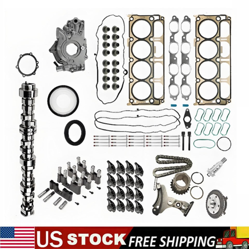 ya 5 6.16.2 AFM DOD Engine Rebuild Timing Chain Camshaft for Chevy for GMC 5.3L V8 OHV 2014-20