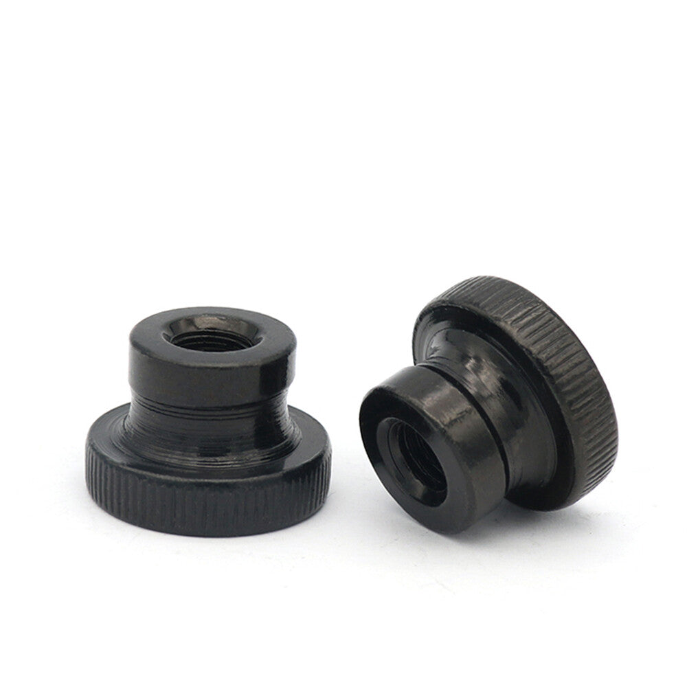 Black Steel DIN466 Knurled Thumb Nuts With Collar M3 M4 M5 M6 M8 M10