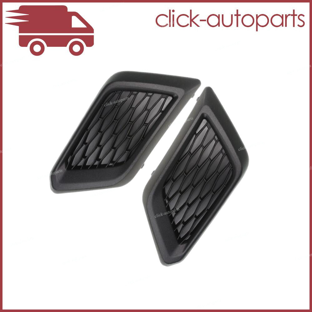 ya 27 6.18 2Pcs Front Fog Light Cover Insert Grill Fits 2014-2016 Rogue Left & Right Side