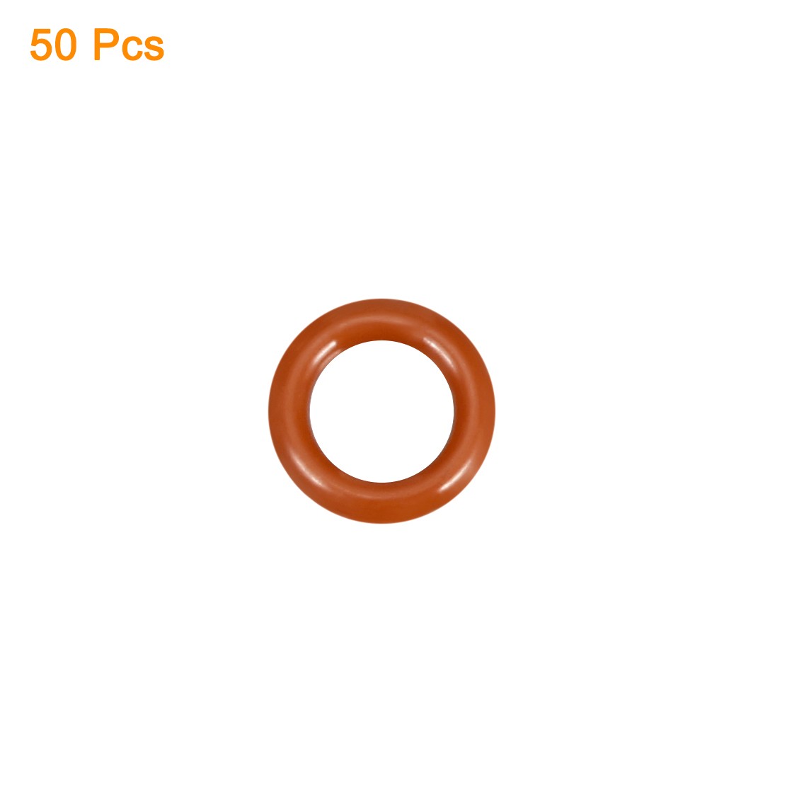 ya 5 8.7 Silicone O-Ring 11mmx7mmx2mm VMQ Seal Rings Sealing Gasket Red 50Pc