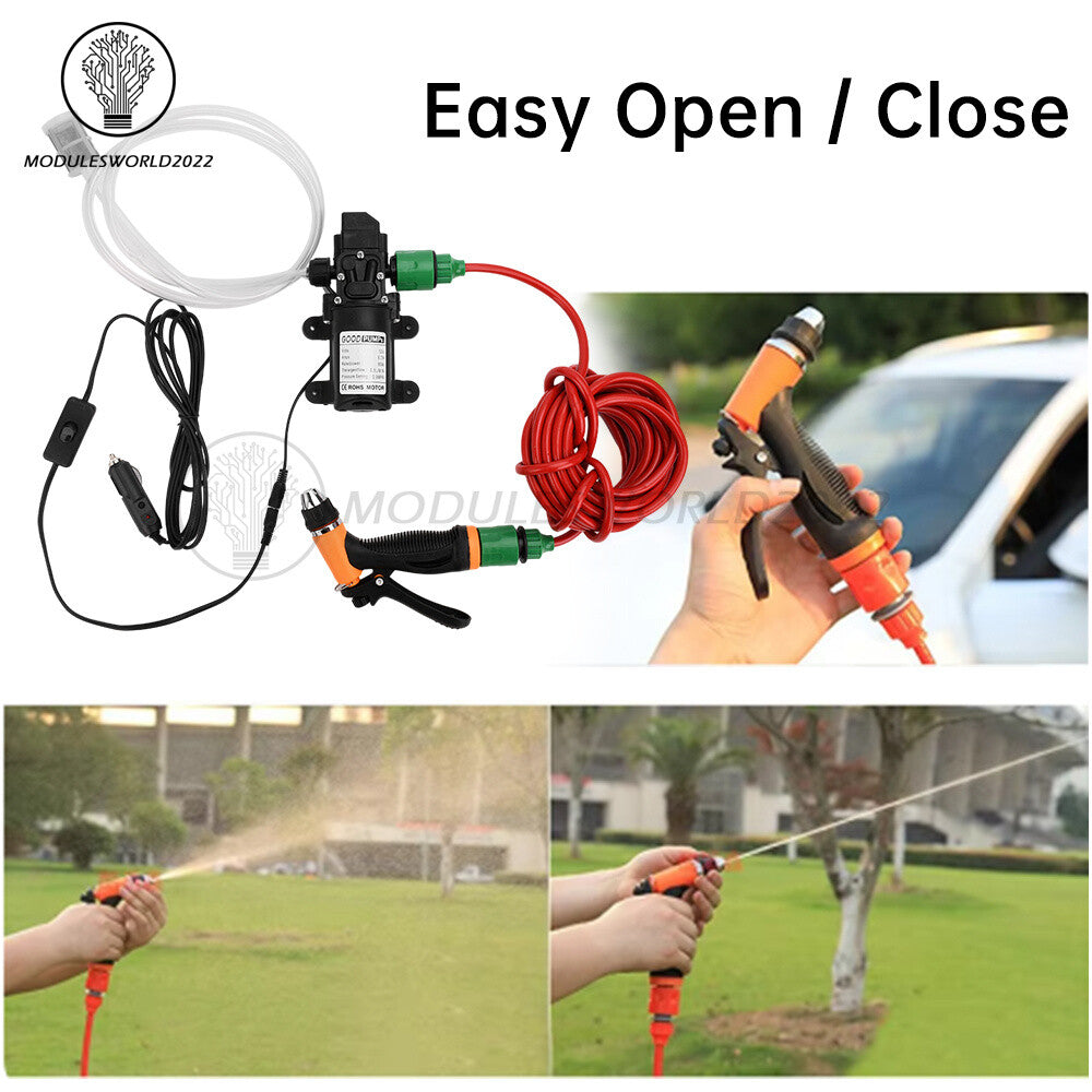 ya 26 DC12V 80W High Pressure Self-Priming Car Portable Washer Water Pump Kit