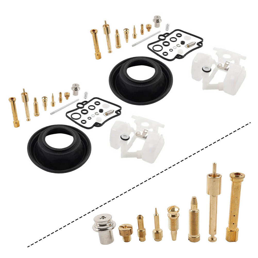 ya 4 6.17 2x Carburetor Repair Kit Carb Float Diaphragm Set For BST 33 for BMW F650