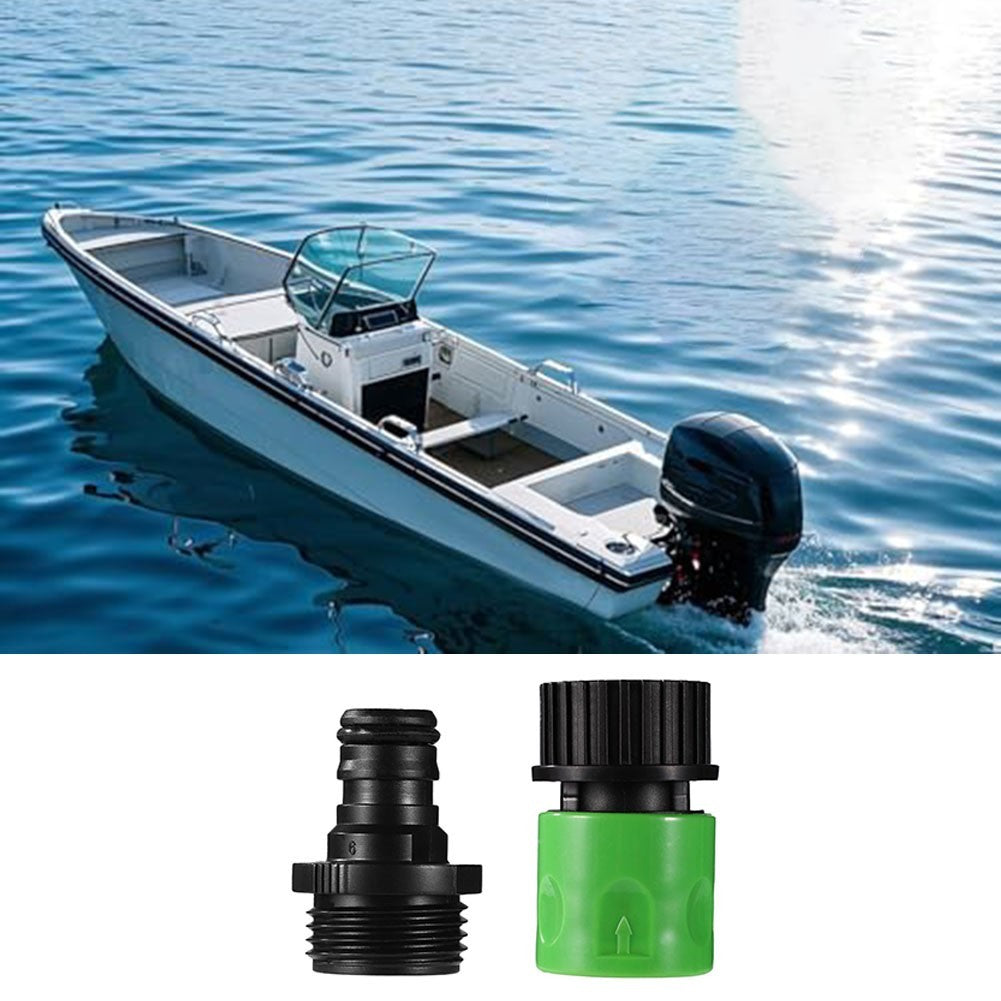 ya 26 Boat Quick Connect Flush Kit for Boat Engine Mainte nce with Slide Valve