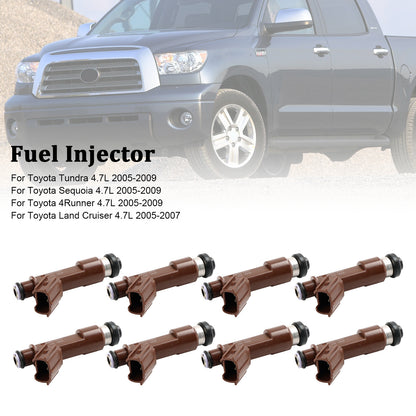 ya 1 8.12 baidi 8PCS Fuel Injector 23250-50060 for TUNDRA SEQUOIA 4RUNNER for GX470 LX470 4.7L