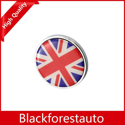 ya 5 8.7 Union Jack Front Grill Badge Fit for Mini Cooper S One Clubman Jwc