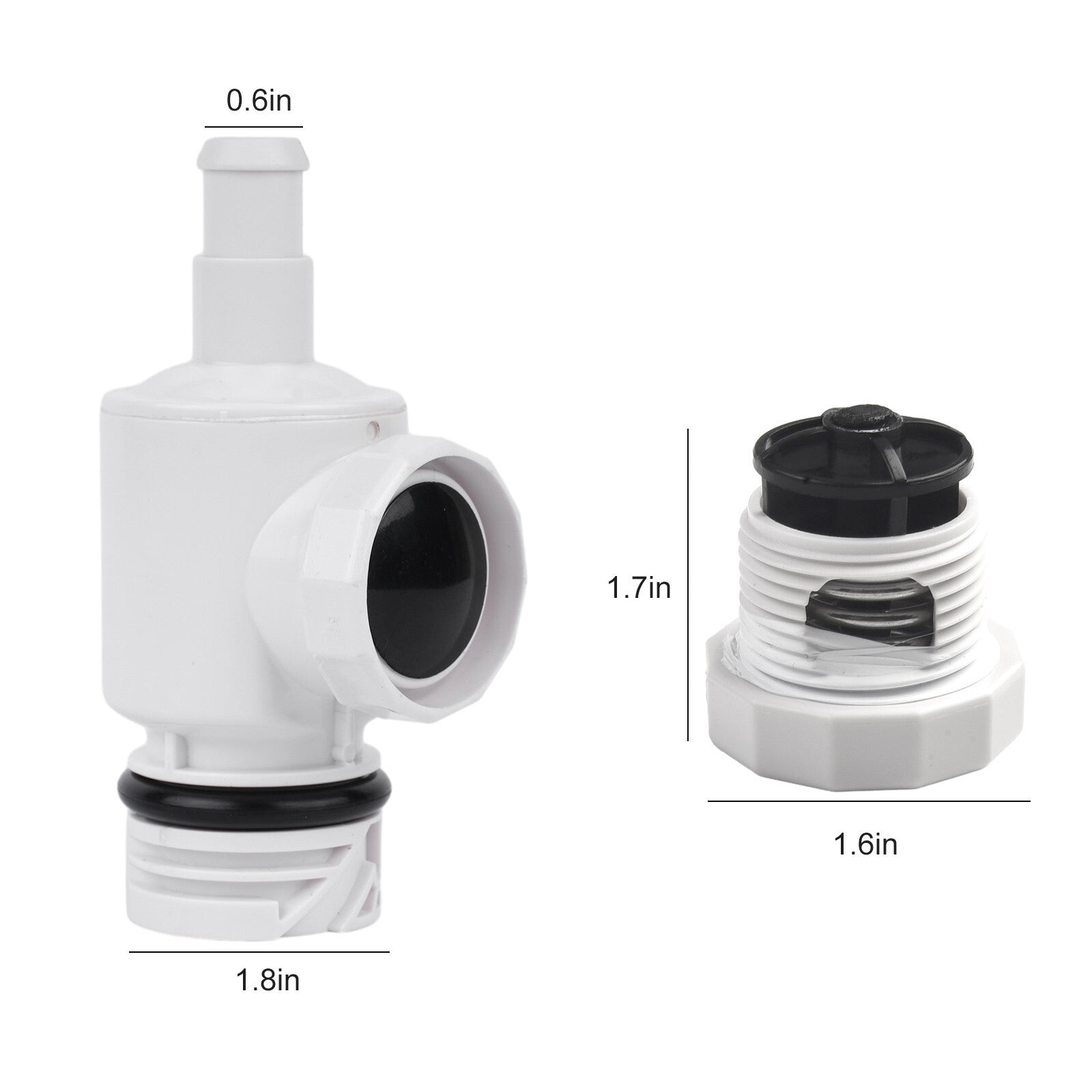 ya 14 For Polaris Pool Cleaner UWF,Quick-Disconnect & Pressure Relief Valve 9-100-9002