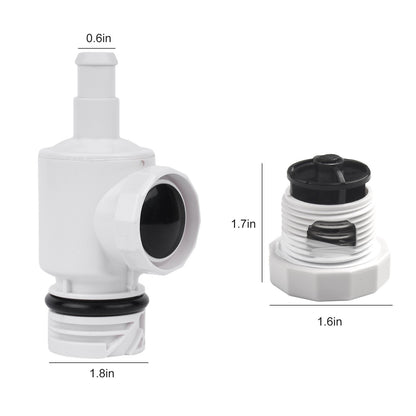 ya 14 For Polaris Pool Cleaner UWF,Quick-Disconnect & Pressure Relief Valve 9-100-9002