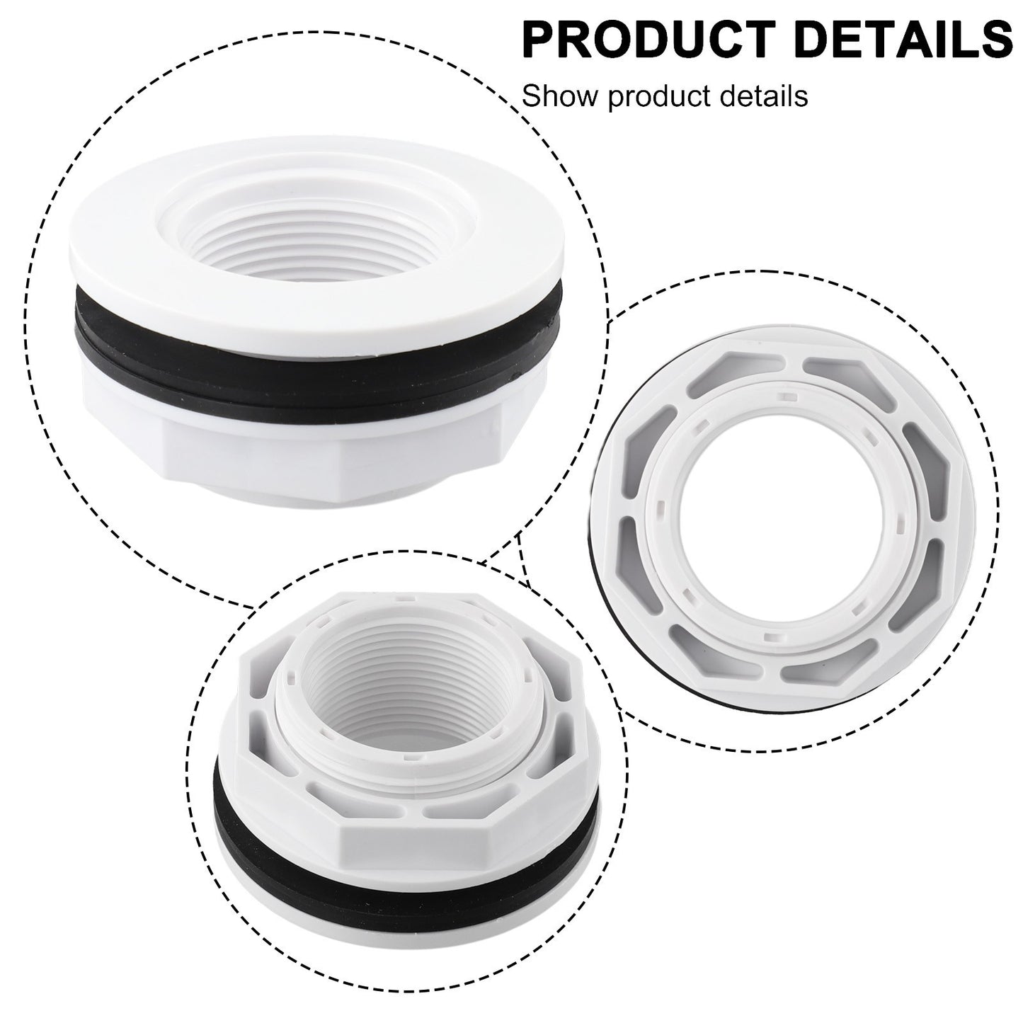 ya 14 Improved Replacement for Hayward SP1023 Inlet Return Fitting Locknut & Gasket