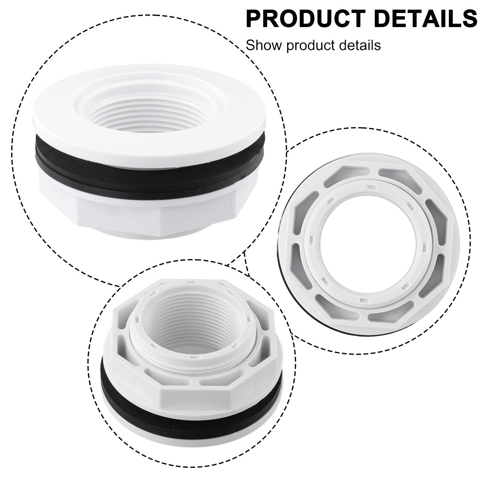 ya 14 Improved Replacement for Hayward SP1023 Inlet Return Fitting Locknut & Gasket