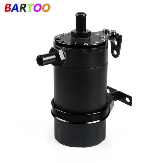 ya 27 6.21 7.5 Ounce Aluminum Baffled Oil Catch Can Resevoir Tank Kit Oil Tank Car