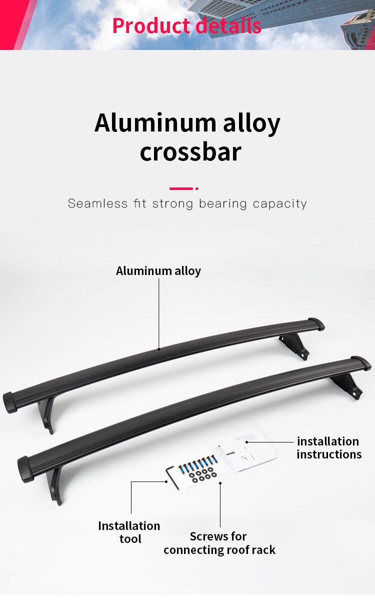 ya 5 8.7 Aluminum 2021-2022 Roof Rails Bar Cross Bar for Chevrolet for Chevy Trailblazer