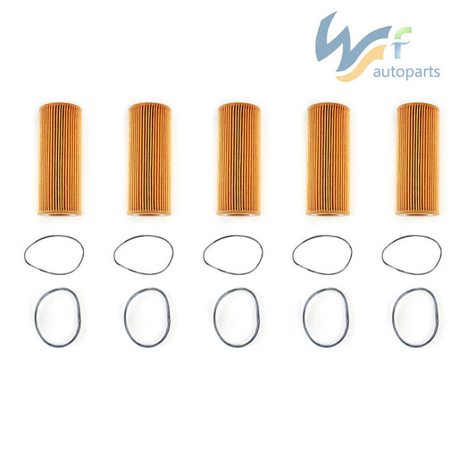 ya 5 6.16 5-pack oil filter kit fits for Audi for A4 A6 for Q5 Q7 S4 S5 for VW Touareg 06E115562A
